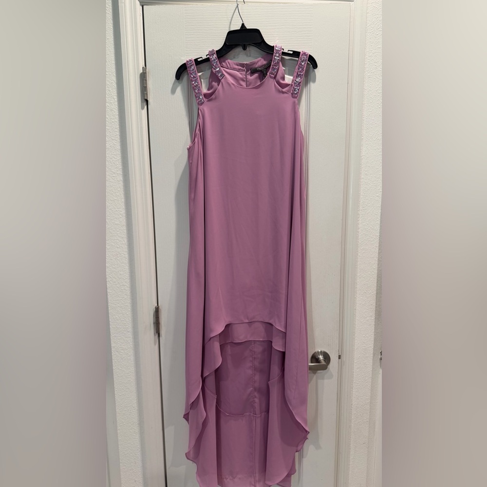 BCBGMaxAzria Orchid Haze Sleeveless Maxi Dress